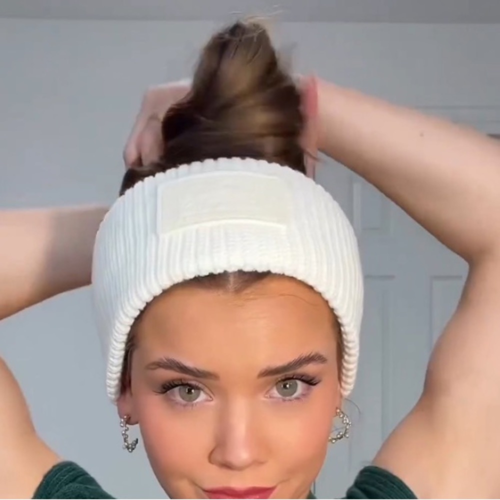 COACH CABLE KNIT WINTER HEADBAND